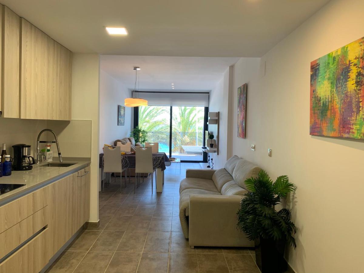 Apartamento De Lujo En Primera Linea De Playa Μπένιντορμ Εξωτερικό φωτογραφία