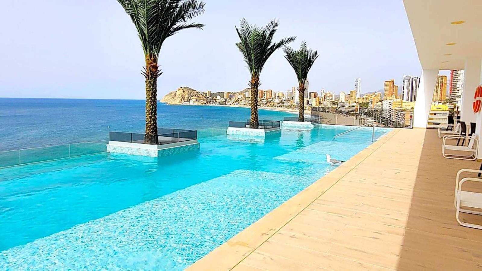 Apartamento De Lujo En Primera Linea De Playa Μπένιντορμ Εξωτερικό φωτογραφία